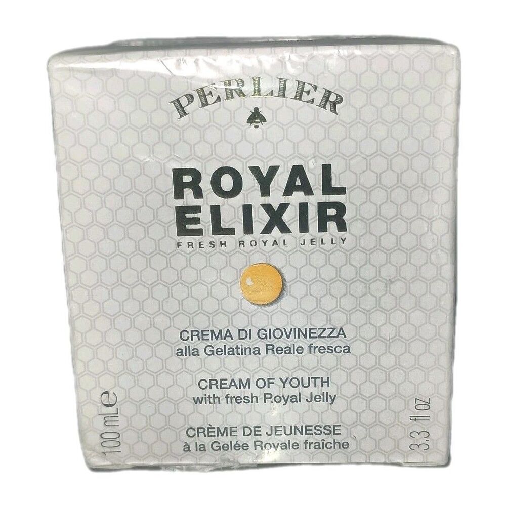 Perlier Royal Elixir CREAM OF YOUTH w Fresh Royal Jelly HUGE 3.3 Oz SEALED NEW